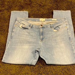 Frame Straight Leg Jeans Light Blue